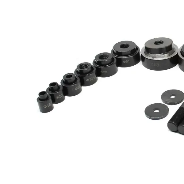 Perforatrice hydraulique en tôle - Avec cylindre et pompe hydraulique - Dans un coffret - Entretien facile - 15 t Perforatrice hydraulique en tôle - Avec cylindre et pompe hydraulique - Dans un coffret - Entretien facile - 15 t