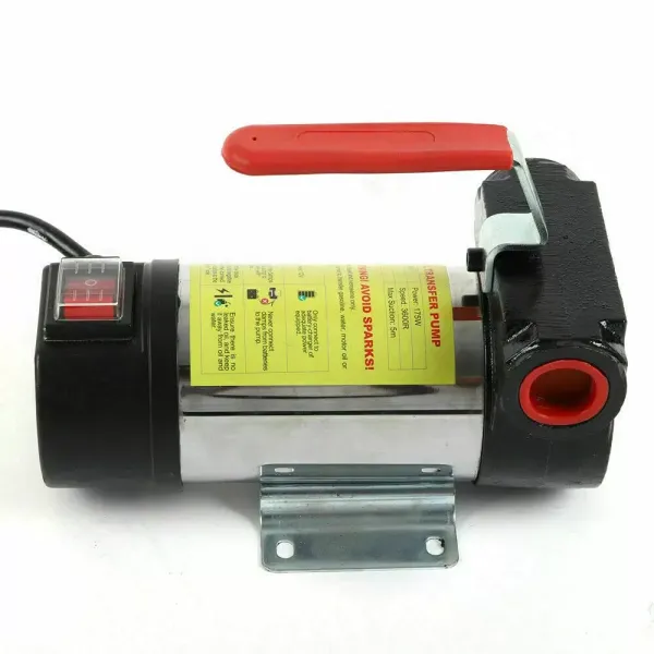 Pompe diesel auto-amorçante 12 V Pompe à fioul avec 2 tuyaux 175 W 50 l/min Pompe diesel auto-amorçante 12 V Pompe à fioul avec 2 tuyaux 175 W 50 l/min