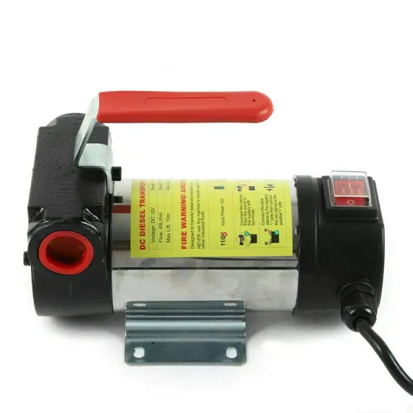 Pompe diesel auto-amorçante 12 V Pompe à fioul avec 2 tuyaux 175 W 50 l/min Pompe diesel auto-amorçante 12 V Pompe à fioul avec 2 tuyaux 175 W 50 l/min