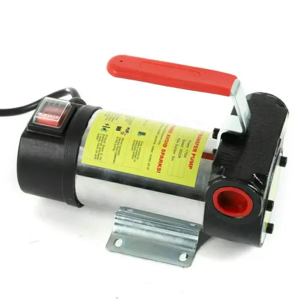 Pompe diesel auto-amorçante 12 V Pompe à fioul avec 2 tuyaux 175 W 50 l/min