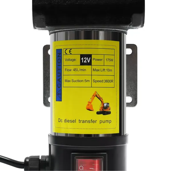 Pompe diesel auto-amorçante avec pistolet de distribution automatique, pompe à fioul avec pistolet et tuyau de 4 m, filtre biodiesel