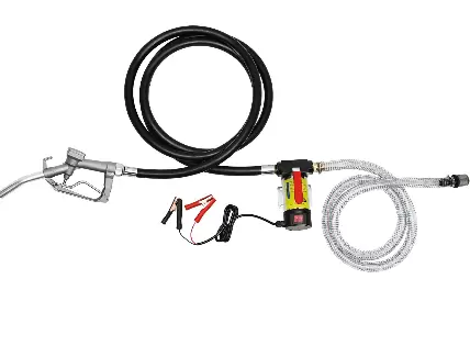 Pompe diesel auto-amorçante avec pistolet de distribution automatique, pompe à huile, pompe à fioul avec pistolet et tuyau de 4 m, filtre biodiesel