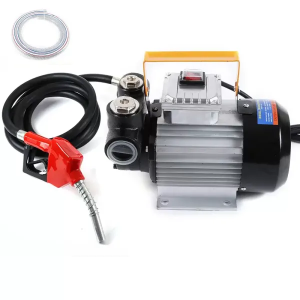 Pompe diesel auto-amorçante  230 V + 550 W - Pompe à diesel bio - Pompe à fioul électrique - Pompe à carburant