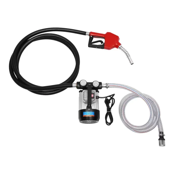 Pompe diesel auto-amorçante  230 V + 550 W - Pompe à diesel bio - Pompe à fioul électrique - Pompe à carburant