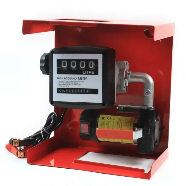Pompe à diesel électrique, 45 l/min, pompe à fioul 12 V, outil auto-priming diesel, pompe à carburant avec compteur
