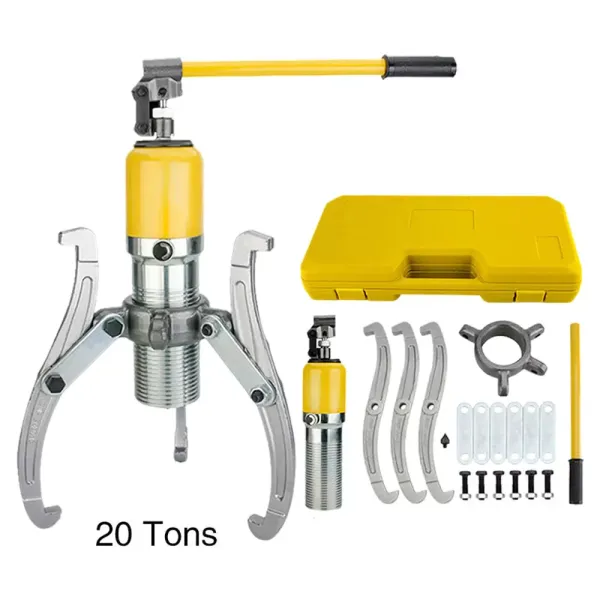 Extracteur de vitesse hydraulique 20T, Kit d'extracteur de vitesse hydraulique à 3 mâchoires séparateur d'extracteur de mâchoire