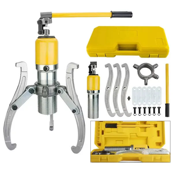 Extracteur de vitesse hydraulique 20T, Kit d'extracteur de vitesse hydraulique à 3 mâchoires séparateur d'extracteur de mâchoire