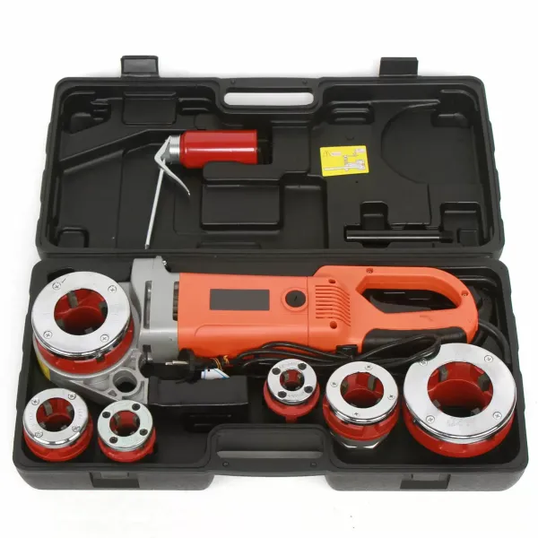 Kit de taraudage électrique - 1800 W - 50 Hz - 2800 tr/min - Coupe-tube portable avec 1/2-2"