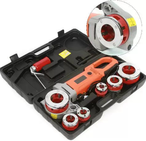 Elektrische tapset - 2300 W - 50 Hz - 2800 RPM - Draagbare pijpsnijder met 1/2-2"