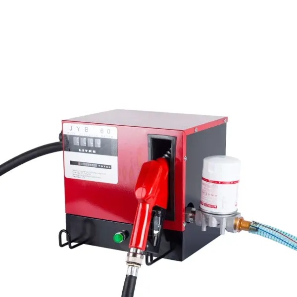 Pompe à diesel auto-amorçante 550 W - Arrêt automatique - Pompe à fioul 60 l/min