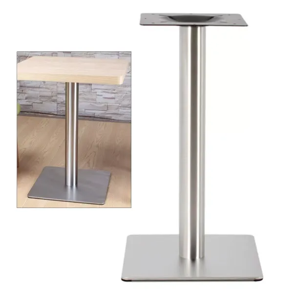 CNCEST-Pieds de table carrés en acier inoxydable 72 cm CNCEST-Pieds de table carrés en acier inoxydable 72 cm