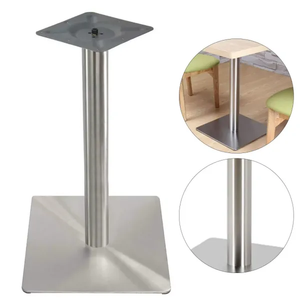 CNCEST-Pieds de table carrés en acier inoxydable 72 cm CNCEST-Pieds de table carrés en acier inoxydable 72 cm