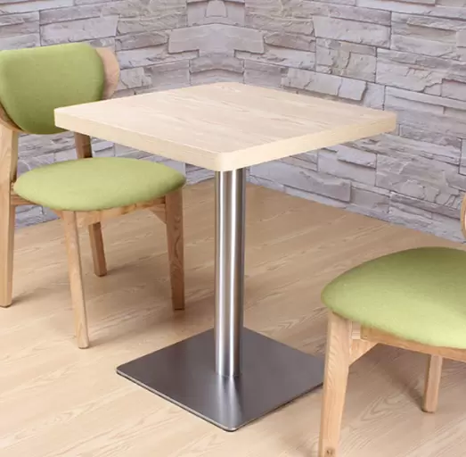 CNCEST-Pieds de table carrés en acier inoxydable 72 cm