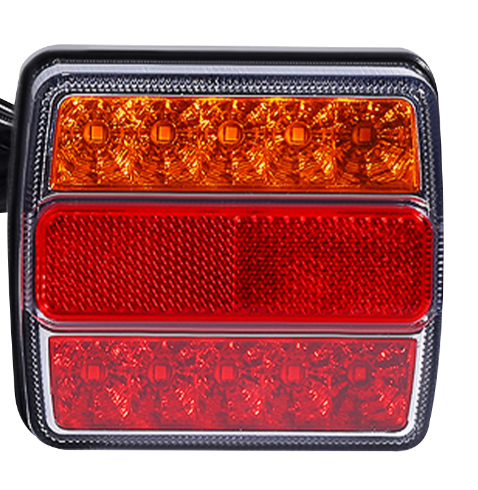 Éclairage Lumières 7 Broches Connecteur 2 Pièces LED Feux Arrière Ensemble feu Arrière 12V pour Voiture Remorque feu Arrière Remorque Éclairage Lumières 7 Broches Connecteur 2 Pièces LED Feux Arrière Ensemble feu Arrière 12V pour Voiture Remorque feu Arrière Remorque
