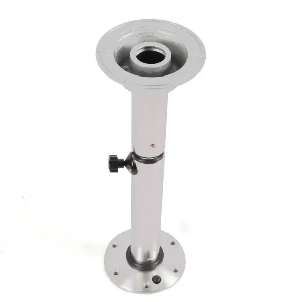 Pied de table pour bateau - Hauteur réglable de 565 à 720 mm - En aluminium