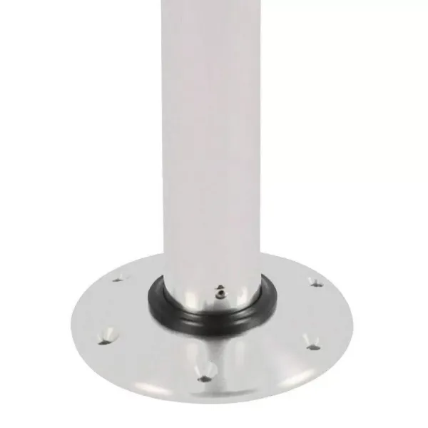 Pied de table pour bateau - Hauteur réglable de 565 à 720 mm - En aluminium