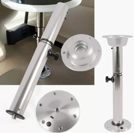 Tafelpoot voor boot - Hoogte verstelbaar van 565 tot 720 mm - Aluminium