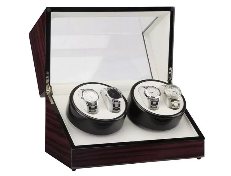 4+0 Uhren Automatik Uhrenbeweger Uhrenbox Watch Winder Uhrenkasten Collector Box
