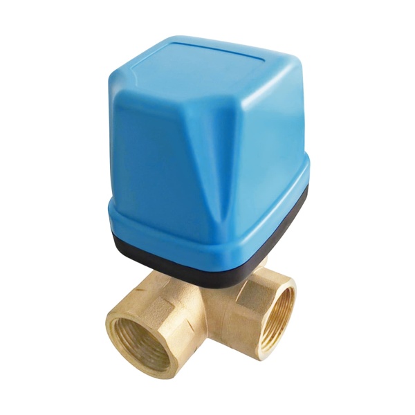 Valve Connection DN32 G1-1/4 Vanne de zone à 3 voies en laiton à boisseau sphérique électrique 6 W