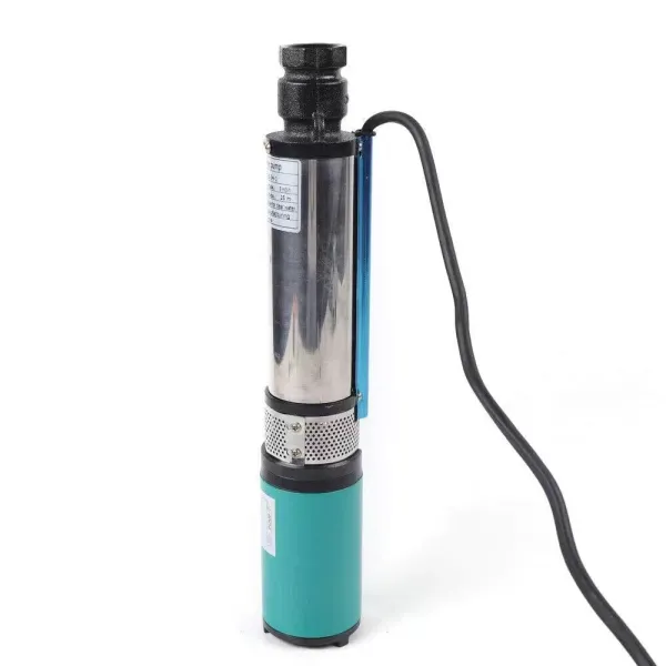 320 W Pompe solaire immergée en acier inoxydable DC 24 V Pompe submersible 25 m 5 m³/h