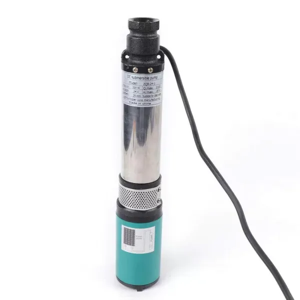 320 W Pompe solaire immergée en acier inoxydable DC 24 V Pompe submersible 25 m 5 m³/h