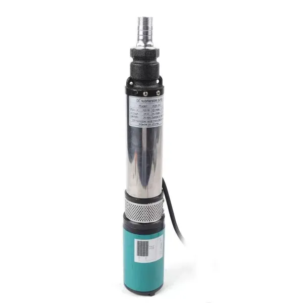 320 W Pompe solaire immergée en acier inoxydable DC 24 V Pompe submersible 25 m 5 m³/h