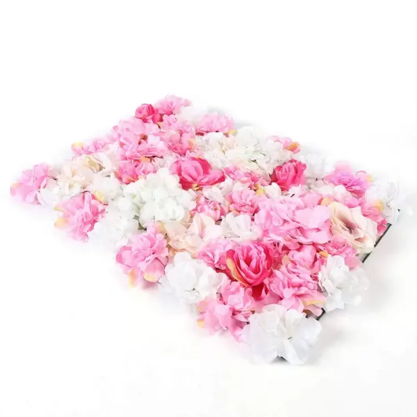 Lot de 20 murs de roses artificiels pour mariage - 40 x 60 cm Lot de 20 murs de roses artificiels pour mariage - 40 x 60 cm