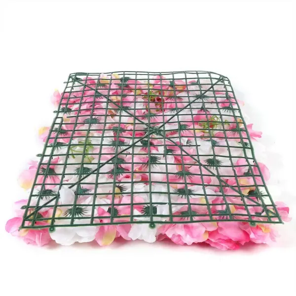 Lot de 20 murs de roses artificiels pour mariage - 40 x 60 cm Lot de 20 murs de roses artificiels pour mariage - 40 x 60 cm