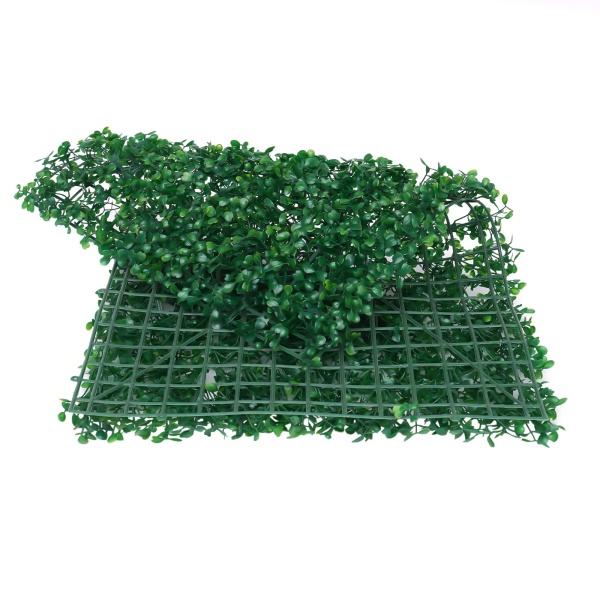 12 Pcs Artificielle Haie Plantes Suspendues Mur Plante Murale Tapis Décoration Extérieure - 40X60cm