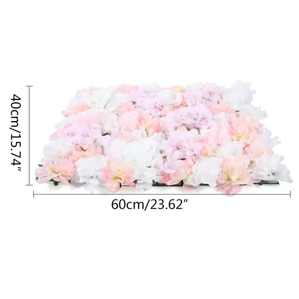 Lot de 8 Fleurs artificielles pour décoration de Jardin 40 x 60 cm