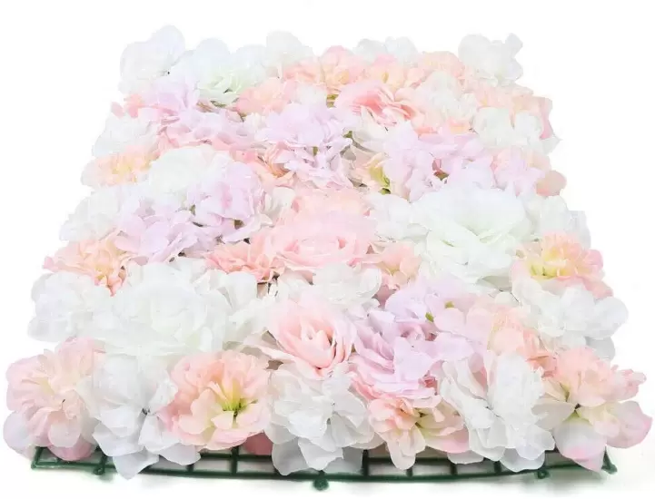 Set van 8 kunstbloemen voor tuindecoratie 40 x 60 cm