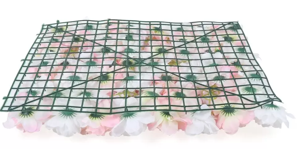 Set van 8 kunstbloemen voor tuindecoratie 40 x 60 cm