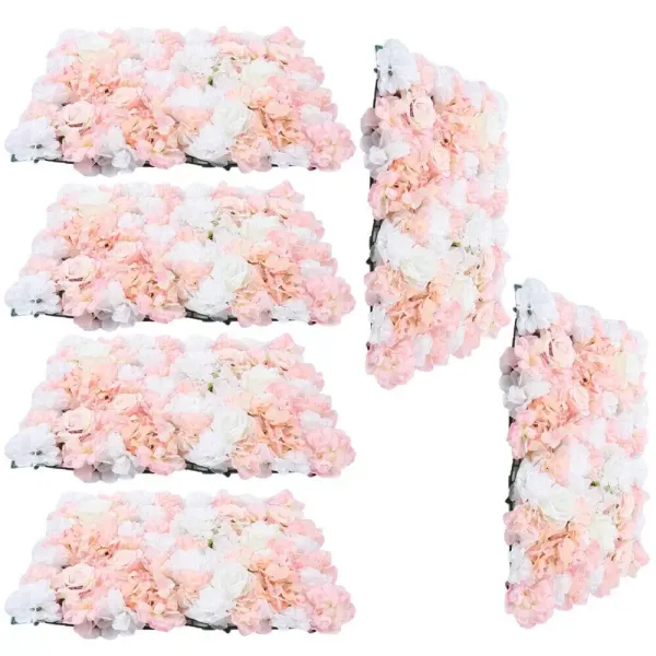 Lot de 6 murs de roses artificiels pour décoration de fond de rues de mariage Lot de 6 murs de roses artificiels pour décoration de fond de rues de mariage