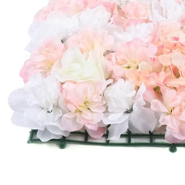 Lot de 6 murs de roses artificiels pour décoration de fond de rues de mariage