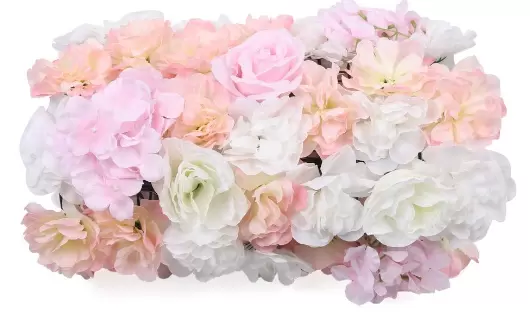 Kunstzijde Hortensia Bloemen voor Tuin, Bruiloft, Evenement, Straat, Hoofdfeest, 60 x 40 x 7 cm (roze)