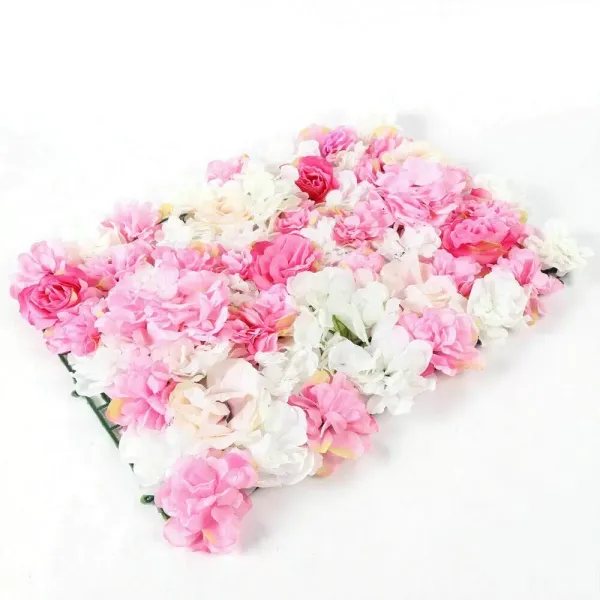 Lot de 15 fleurs artificielles pour décoration de mariage - 40 x 60 cm - Rose foncé Lot de 15 fleurs artificielles pour décoration de mariage - 40 x 60 cm - Rose foncé