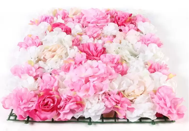 15 stuks kunstbloemen voor bruiloftsdecoratie 40x60cm donkerroze