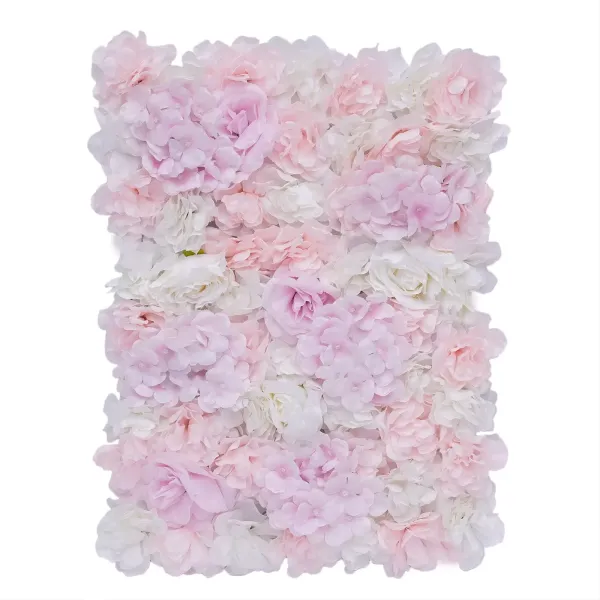12 x 40 x 60 cm - Mur de roses artificielles - Pour décoration de mariage - Fond de rue - Mur de fleurs en soie