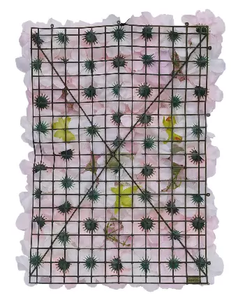 12x40x60cm Kunstmatige Roos Bloem Muur Bruiloft Decoratie Straat Achtergrond Zijden Bloem Muur