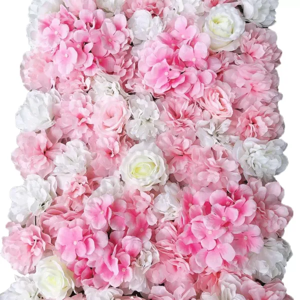 12 x 40 x 60 cm - Mur de roses artificielles - Pour décoration de mariage - Fond de rue - Mur de fleurs en soie