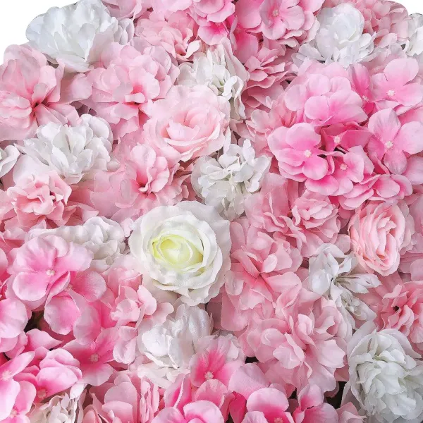 12 x 40 x 60 cm - Mur de roses artificielles - Pour décoration de mariage - Fond de rue - Mur de fleurs en soie