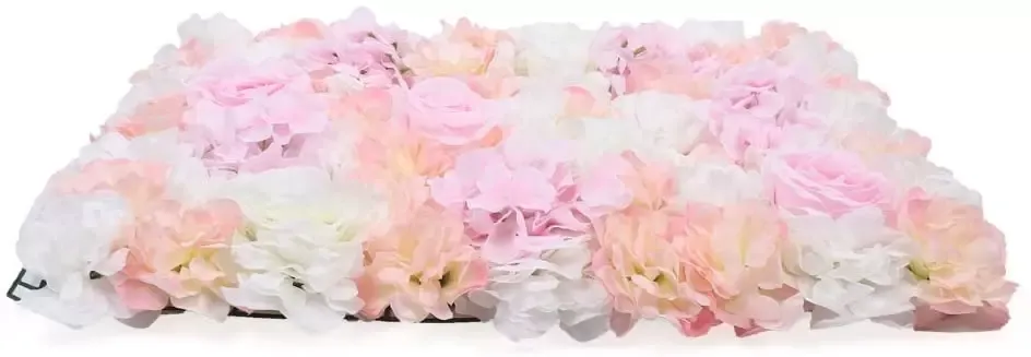 CNCEST Lot de 3 roses artificielles pour décoration murale de maison ou de mariage