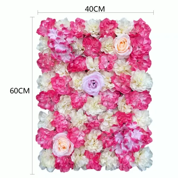 Lot de 6 murs à fleurs artificiels - 60 x 40 cm - Fleurs artificielles - Pour jardin, balcon, mariage, rue, décoration à suspendre Lot de 6 murs à fleurs artificiels - 60 x 40 cm - Fleurs artificielles - Pour jardin, balcon, mariage, rue, décoration à suspendre
