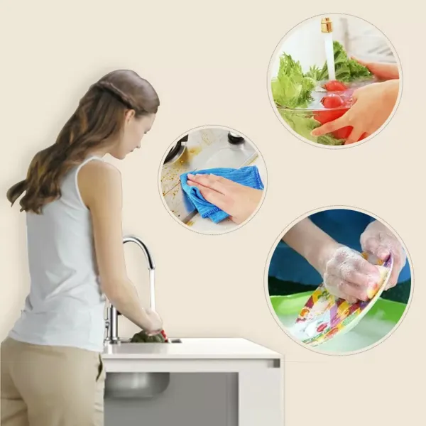 Mini chauffe-eau électronique - 6,5 kW - 220 V - Sous évier - Avec affichage LCD - Pour salle de bain, cuisine, douche - Noir