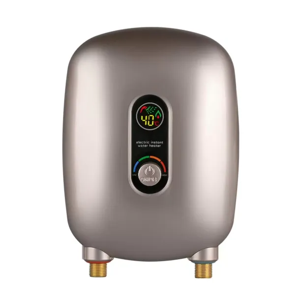 Mini chauffe-eau électrique - Petit chauffe-eau instantané - Chauffe-eau instantané - Avec écran LCD - 6500 W - Pour salle de bain et cuisine