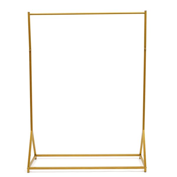 Portant à vêtements en métal durable avec étagères 160 x 120 x 40 cm