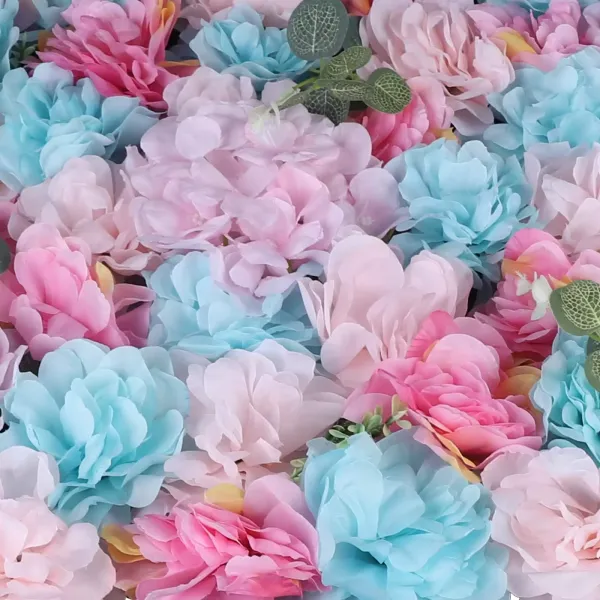 12Panneau Mural de Fleurs artificielles d'hortensia et de Rose, Faux Panneaux muraux de Fleurs artificielles 12Panneau Mural de Fleurs artificielles d'hortensia et de Rose, Faux Panneaux muraux de Fleurs artificielles