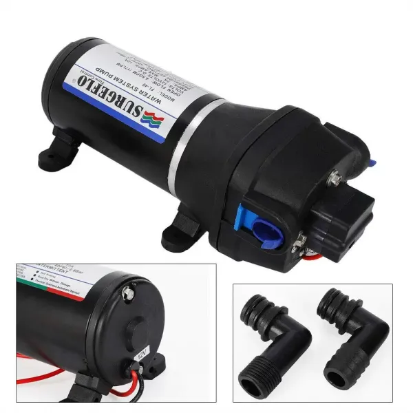 Pompe à eau comprimée - 12 V - 17 L/min - Pour transmission générale de l'eau - Pompe pulvérisateur - Petit système de pluie
