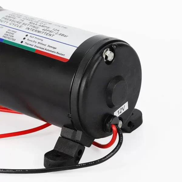 Pompe à eau comprimée - 12 V - 17 L/min - Pour transmission générale de l'eau - Pompe pulvérisateur - Petit système de pluie