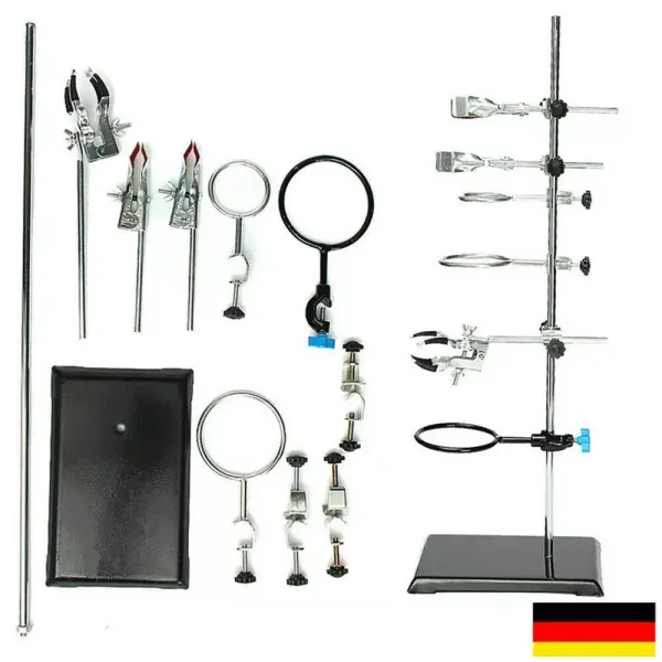 Support de laboratoire avec poignée en métal pour laboratoire 135 x 210 x 600 mm